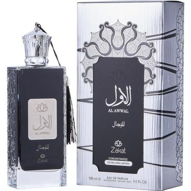 Imagem de Perfume Unisex Zakat Al Awwal Edp Concentrate Spray 100 Ml (edição Cinza-preto)