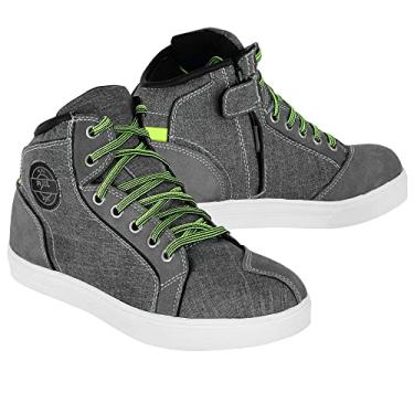 Imagem de Hive Moto Tênis masculino de corrida, tênis de caminhada, respirável, para motociclista, à prova d'água, botas de motocross, calçados de motociclista de verão (BT-072 Cinza US12)