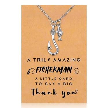 Imagem de Tofwaol Presente de aniversário e Natal para mulheres e homens, presente de agradecimento para advogado dentista, colar de prata com cartão de agradecimento, Zinco, Sem Pedra Preciosa