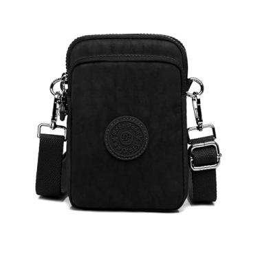 Imagem de 2021 Primavera Nova Versão Coreana Bolsa de Ombro Leve Tela Nylon Oxford Casual Mensageiro Pequena para Celular