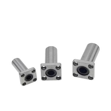 Imagem de Rolamento de esferas de bucha de movimento linear de flange quadrada LMK6 8 10 12 13 16 20 25 30 35 40 50 60UU rolamentos lineares 1 peça (LMK13UU 13x23x32)