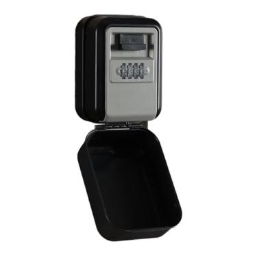 Imagem de RNXRZANK Caixa para Guardar Chaves Reservas, de Parede, com Fechadura de Combinação de 4 Dígitos, Ideal para Lojas E Garagens.