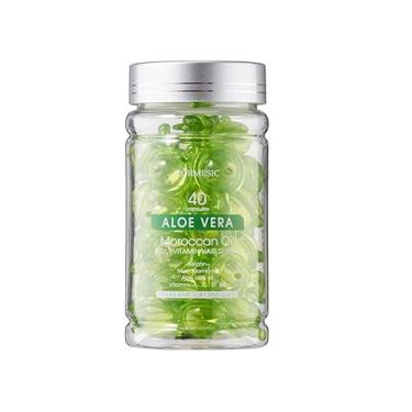 Imagem de Sérum Capilar Profissional 40 Cápsulas Vitaminas Cabelo, Fórmula Leve e Não Oleosa para Hidratação e Suavização (Aloe Vera)