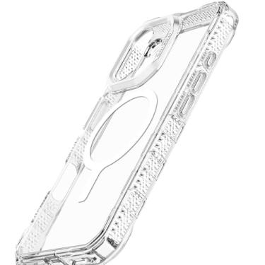 Imagem de ITSKINS Supreme R // Capa protetora magnética transparente para iPhone 17, compatível com MagSafe, capa híbrida fina, antiamarelamento, capa militar à prova de choque - transparente