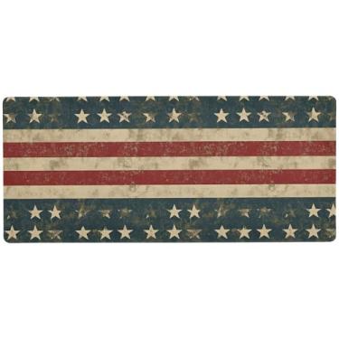 Imagem de SEHANY Tapete de mouse grande bandeira americana 80 x 39,9 cm antiderrapante para jogos com base de borracha de 3 mm de espessura, protetor de mesa para laptop, mesa para jogadores, desktop