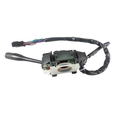 Imagem de Interruptor de seta e limpador de para-brisa combinados para Mitsubishi L300 1994 1995 1996 1997, preto, código MB571632, para coluna de direção.