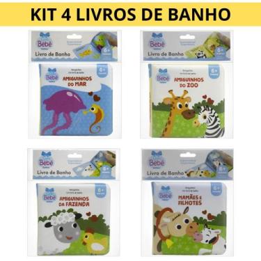 Imagem de Kit 4 livros de Banho com Histórias Curtas - EDITORA TODOLIVRO