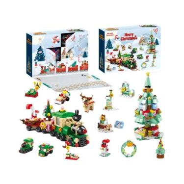 Imagem de Brinquedo De Blocos De Montar De Natal Para Crianças, Caixa Surpresa C