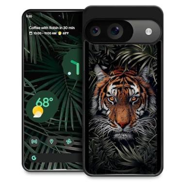Imagem de CARLOCA Capa compatível com Google Pixel 9 9 Pro, estampa Tiger King Attack para meninas, ultra proteção, à prova de choque, silicone macio, TPU, antiderrapante, traseira