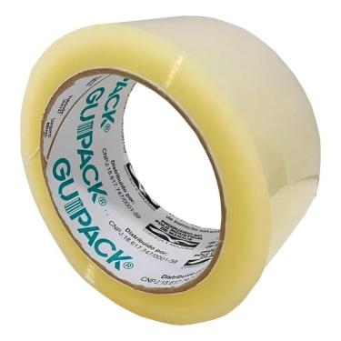 Imagem de Kit 10 Fitas Adesivas Brancas 45X100M