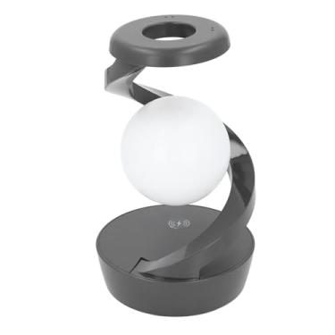 Imagem de Zerodis Lâmpada de Bola Flutuante 3D Iluminação de Jardinagem Doméstica Iluminação Interna Lâmpada Interna Com Design Em Espiral Luz Noturna Portátil e Estação de Carregamento para Quarto e