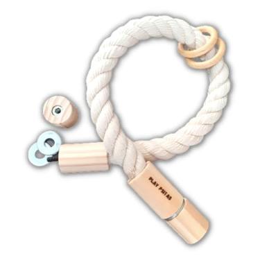 Imagem de Poleiro Flexível com corda de Algodão. 50cm de corda.