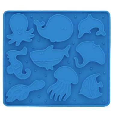 Imagem de Comedouro Lento e Tapete De Lamber Nyp Ocean Lick Para Cães e Gatos (Azul)