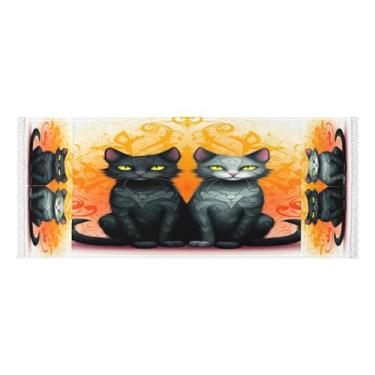 Imagem de Wassud Duas capas de lavadora e secadora de gatos, protetor de lavadora com sacos de armazenamento, capa de geladeira à prova de poeira com bolsos para lavanderia doméstica, cozinha, 120 x 55 cm
