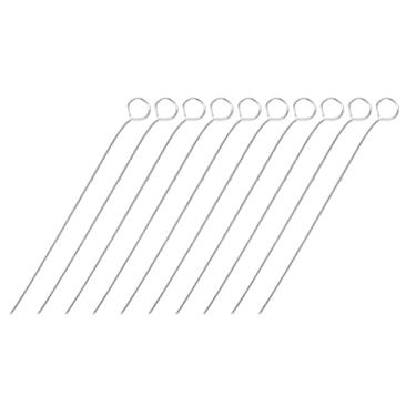 Imagem de GLOGLOW Loop de Inoculação de Aço Inoxidável, Ferramenta de Laboratório de Microbiologia de 4 Mm Com Design Reutilizável, para Transferência de Amostra, Cultura de Estrias, Uso Em Sala