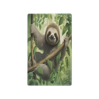 Imagem de Wassud Placa de cobertura de interruptor de luz de preguiça em busca, capas de tomadas duplex, placa de parede, decoração de casa, sala de estar, quarto, decoração