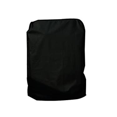 Imagem de ATYARD 1 capa de cadeira dobrável para ambientes externos, impermeável, resistente a UV, preta 84 cm (L) x 99 (A) preta