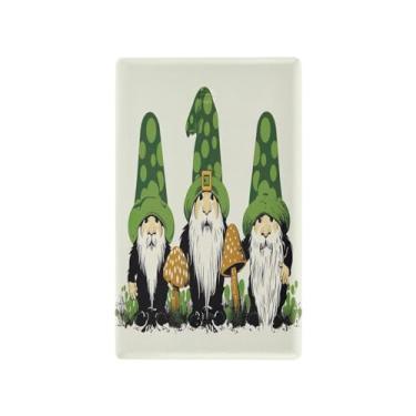 Imagem de Wassud Placa de cobertura de interruptor de luz de gnomos de fazenda, 1 capa de tomada em branco, placa de parede, decoração de casa, sala de estar, quarto, decoração