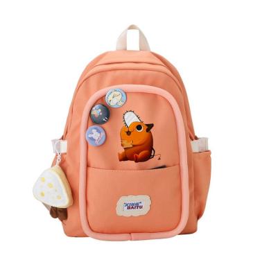 Imagem de Mochila Cartoon Kids School Chainsaws Mans Pochitas B