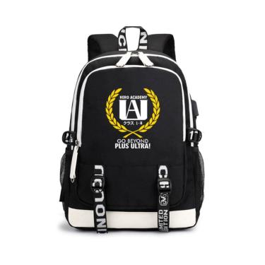 Imagem de Mochila My Heros Academias Cartoon Kids School Oxford 31x15x48cm