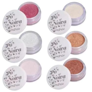 Imagem de Iluminador em po solto po da noiva mahav po da noiva-branco veu - maha