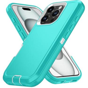 Imagem de Capa protetora à prova de choque para iPhone 16 11 12 13 14 15 17 Pro Max XS Max 7 8 16E, capa traseira rígida com clipe