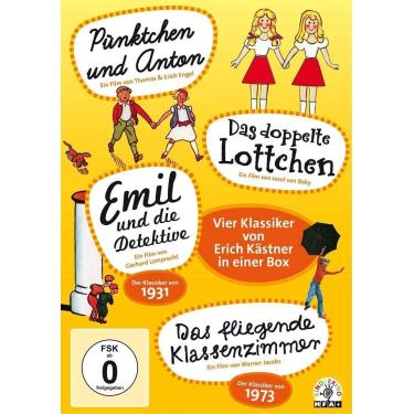 Imagem de Erich Kästner-Box (4 DVDs): Vier Klassiker von Erich Kästner in einer Box
