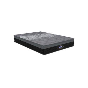 Imagem de Colchão Mola Ouro Preto 138x188cm Gazin, PRETO/CINZA