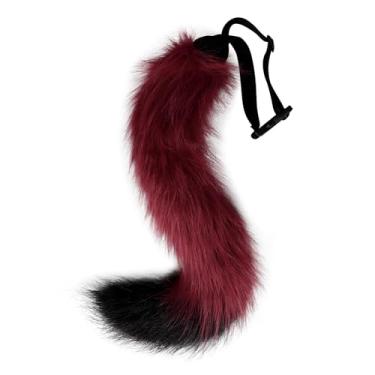 Imagem de COSYEARS Faux Fur Fox Wolf Tail Animal Dog Furry Tails for Halloween Party Cosplay Accessory