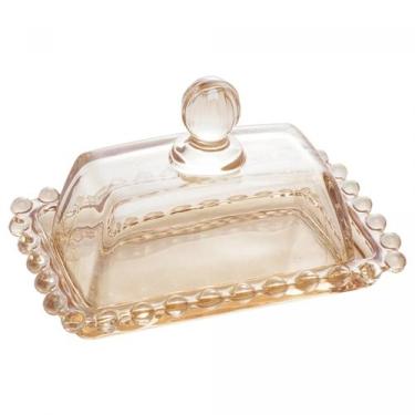 Imagem de Mini Manteigueira Bolinha Âmbar 14x9x9,5cm - Wolff