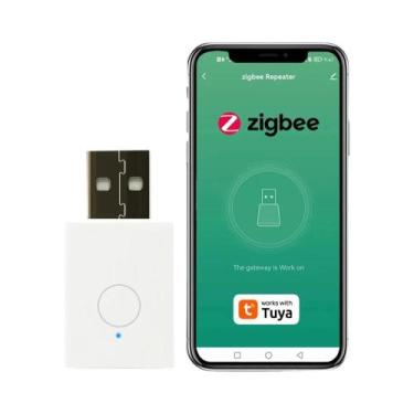 Imagem de Repetidor De Sinal ZigBee Para Casa Inteligente USB Tuya Smart Life Ex