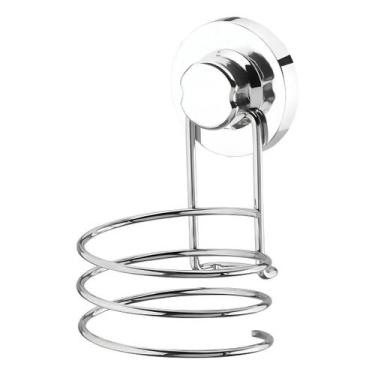 Imagem de Suporte para secador de cabelo com ventosa abs aço cromado - SCHMITT