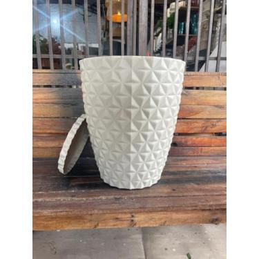 Imagem de Vasos Polietileno Coluna Berlian Gold 3D (Bege)