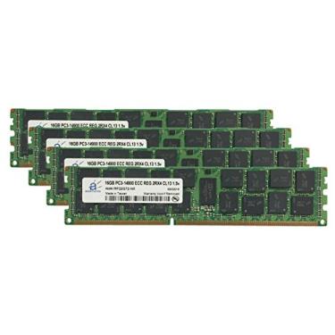 Imagem de Adamanta Atualização de memória de servidor de 64 GB (4 x 16 GB) para HP Proliant BL460c G8 com Intel Xeon Série E5-2600v2 CPU DDR3 1866Mhz PC3-14900 ECC registrado 2Rx4 CL13 1.5v