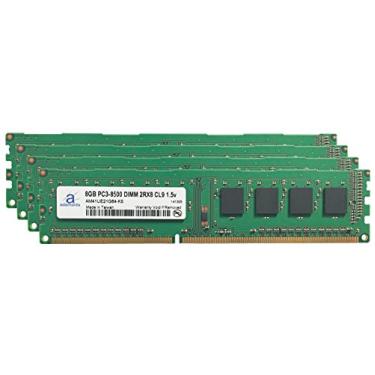 Imagem de Adamanta Atualização de memória de 32 GB (4 x 8 GB) para MSI 760GM-E51 (FX) DDR3 1066 PC3-8500 DIMM 2Rx8 CL7 1.5v RAM
