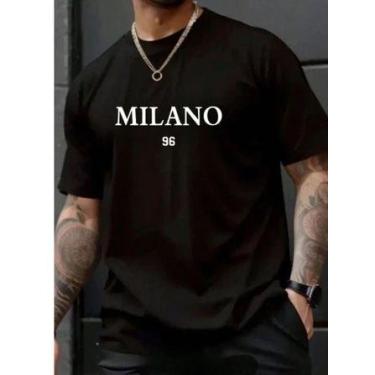 Imagem de Camiseta Masculina MILANO Estampadas Manga Curta Verão Unissex Blusa, 