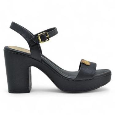 Imagem de Sandalia Modare Ultra Conforto Feminina Salto Alto Macio-Feminino