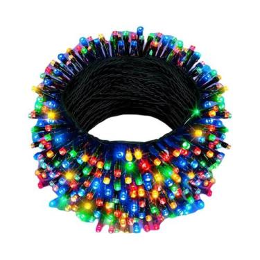 Imagem de Fitas LED De 10M-100M 1000-100 LEDs Luzes De Natal Com 8 Modos Decoraç