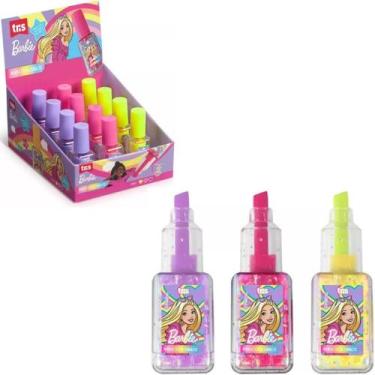 Imagem de Marca Texto Barbie Formato De Esmalte Neon - Sortido - Tris