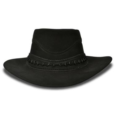 Imagem de Chapéu Australiano Couro Nobre 100% Trançado - FABRICAÇÃO NACIONAL, Pr