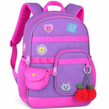 Imagem de Mochila Escolar Juju Original Clio -, Lilás