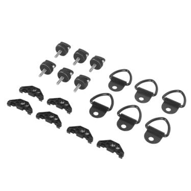 Imagem de aqxreight Kit de Fixação de Remoção Rápida de Topo Rígido 6 Conjuntos de Parafusos de Polegar Com Anéis D e Porcas para JK JLU 2007-2018 CNC Substituição Direta de Alumínio para Fácil Remoção e