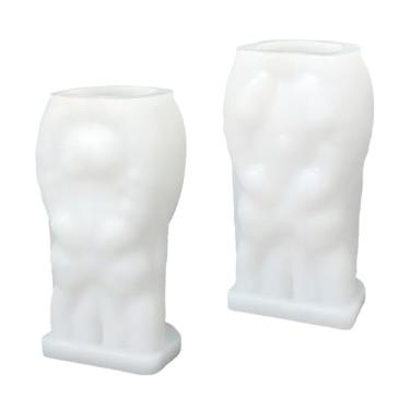 Imagem de Colaxi Kit com 2 unidades de modelo de vela de Páscoa para fabricação de velas decorativas em resina epóxi, em formato de, ideal para sabonetes em