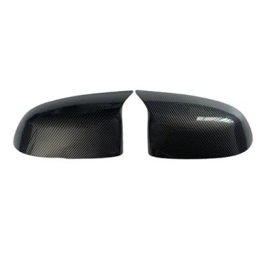 Imagem de Capa De Espelho Lateral De Carro Com Padrão De Fibra De Carbono Brilhante Preto Tampas Retrovisores Compatíveis Com BMW M-Style X3 G01 X4 G02 X5 G05 X6 G06 X7 G07 2018-2020(Carbon fiber)