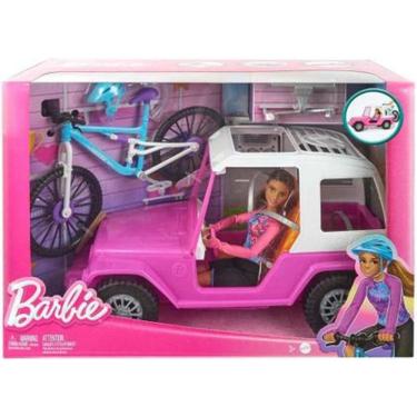 Imagem de Boneca Barbie Carro Estate Bicicleta Montanha Mattel HKB06