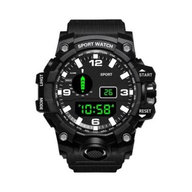 Imagem de Relógio Esportivo Digital LED À Prova d'Água Masculino YIKAZE Multifun