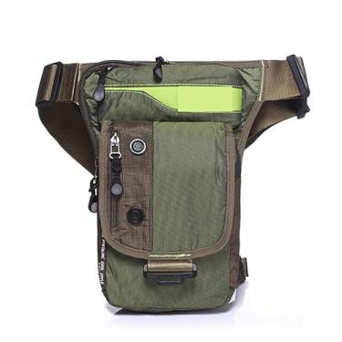 Imagem de Bolsa de perna de ciclismo, bolsa de cintura multifuncional, bolsa de perna à prova d'água, pochete de cintura, cinto de quadril, bolsas de bumbum para motocicleta, Oxford, masculina, cintura, perna