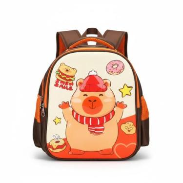 Imagem de Mochila Infantil Ursinho Fofa Escolar Menina e Menino Leve Resistente 