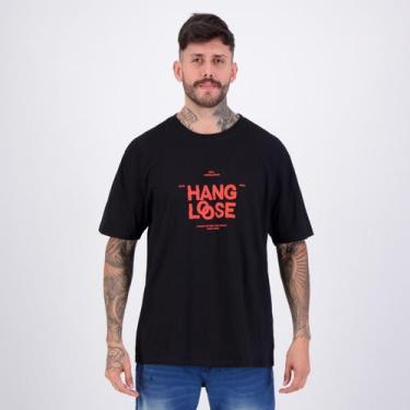 Imagem de Camiseta Oversize Hang Loose Chilli Preta, EG
