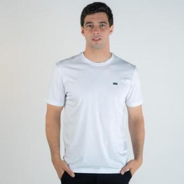 Imagem de Camiseta Calvin Klein Algodão Egípcio Branca-Masculino
